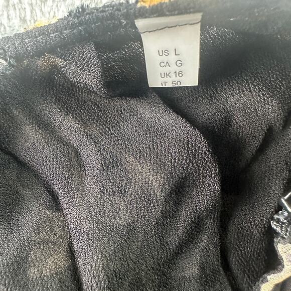 Elie Tahari Meadow Print Silk Blouse • Meadow Floral • Size L - Picture 5 of 7